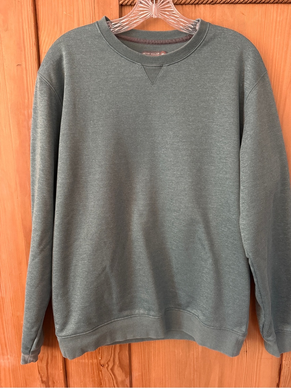 Peter Millar Men's Crewneck Sweatshirt - Sage Green